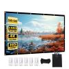 250 in Large Portable Projector Screen Wrinkle-Free, 16:10 HD 4K Outdoor Foldable Projection Screen Washable, 110 in Home Theatre Movie Screen for School Office(16:10 150in) view 1