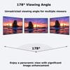 250 in Large Portable Projector Screen Wrinkle-Free, 16:10 HD 4K Outdoor Foldable Projection Screen Washable, 110 in Home Theatre Movie Screen for School Office(16:10 150in) view 2