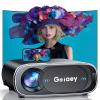 1200 ANSI 4K Projector with WiFi and Bluetooth, Auto Focus Auto Lens Cover Goiaey Outdoor Projector, Auto Keystone&50%-100% Zoom, Native 1080P Portable Smart Projector for Home and Outdoor use view 1
