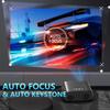 1200 ANSI 4K Projector with WiFi and Bluetooth, Auto Focus Auto Lens Cover Goiaey Outdoor Projector, Auto Keystone&50%-100% Zoom, Native 1080P Portable Smart Projector for Home and Outdoor use view 4