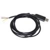 CFYGULKK Industrial FT232RL USB to UART TTL 3.3V 3V3 4 CORE 4PIN Wire END Open Cable Compatible with TTL-232R-3V3-WE VCC GND TXD RXD(5m,TTL 5V) view 2