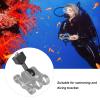 Camera Diving Ball Head with Secure - Loosening Nut | 1/4 Screw Adapter for Underwater Photography | Lightweight Aluminum Alloy for Diving/Swimming/Action Cameras view 4