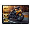 110/120 inch Anti-Crease Projector Screen Outdoor, 16:10 4K HD Portable Foldable Home Cinema Projection Screen, Large Washable Movie Screens(16:10 60in) view 1