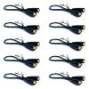 M8, 3-Pin, Female, Waterproof Sensor Connector Cable, 10-Pack view 1