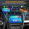 8 Core 6GB+128GB Car Radio for Toyota Camry 2015 2016 2017,10.2 Inch QLED Touch Screen Car Stereo with Carplay&Android Auto,WiFi,GPS Navigation,Bluetooth5.0,FM&AM Radio view 4