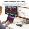 Thunderbolt 5 Smart SD25TB5 Docking Station, Thunderbolt 5 Dock Support for up to Three 4K 120Hz Displays view 3
