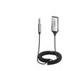 Bright Silver | Uzbekistan | Bluetuth 5.3 AURX Wireletss Car Bluetuth USaB to 3.5Mm Audlo Mic Handsfree Adaptier for Car Speaker New 2026 High for Reliable Electronic Component view 1