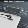 130W USB C Charger Compatible with Dell XPS 15 17 9500 9510 9520 9530 9700 9710 9720 9730 Precision 5550 5560 5570 5750 3561, Latitude 5421 5521, HA130PM170 DA130PM170 Laptop 20V 6.5A Type C Adapter view 3