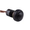 10 Pieces IP67 Round 12mm Plastic Momentary Waterproof Push Button Switch with 2 Wires(Head Color Black,Latching) view 2
