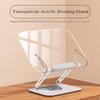 Adjustable Laptop Stand Acrylic Laptop Stand Multifunction Read Book Holder Foldable Tablet view 3