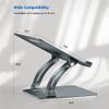 Adjustable Laptop Stand Foldable Laptop Riser Holder for Desk, Ergonomic Notebook Cooling Stand view 2