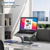 Adjustable Laptop Stand Foldable Laptop Riser Holder for Desk, Ergonomic Notebook Cooling Stand view 3