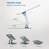 Adjustable Laptop Stand Foldable Laptop Riser Holder for Desk, Ergonomic Notebook Cooling Stand view 4