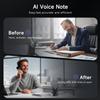 AI Voice Recorder, Note Voice Recorder, App Control, Transcribe & Summarize with AI Technology, Supports 80+ Languages, 64GB Memory Audio Recorder for Lectures, Meetings, Call, Interview (Black) view 3