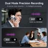 AI Voice Recorder, Note Voice Recorder, App Control, Transcribe & Summarize with AI Technology, Supports 80+ Languages, 64GB Memory Audio Recorder for Lectures, Meetings, Call, Interview (Black) view 4