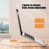 Adjustable Laptop Stand Desktop Laptop Stand, Adjustable Cooling Holder Foldable Bracket Support Notebooks Within 17.3"(Black) view 3
