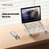 Adjustable Laptop Stand Desktop Laptop Stand, Adjustable Cooling Holder Foldable Bracket Support Notebooks Within 17.3"(Black) view 4