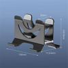 Adjustable Laptop Stand Vertical Laptop Stand with Gravity Locking, Adjustable Holder Desktop, 3 Colors(Black) view 2