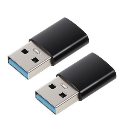 2PCS USB to C Converter, Usbc Male to USB-3.0 Female Otg Adapter, Type C Male Too a Female Otg Adapters Qc 3.0 Fast Charging 5 Gbps Data Transfer Usbc Car Charger for Laptop Pad Flash Thumb Drive