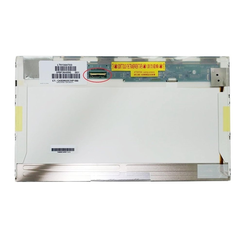 YANPXDOE LTN156AT03 LP156WH2-TLC1 N156B6-L04 B156XW02 V0 LP156WH2-TLD1/D2 Laptop LCD Screen Display Matrix Right Connector 15 6'' 40 Pins