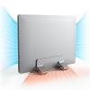 Adjustable Laptop Stand Vertical Laptop Stand, Adjustable Width Aluminum Holder for Desk, Support All Most Laptops(Silver) view 2