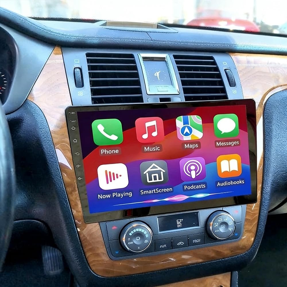 10"Double Din Car Stereo for Cadillac DTS 2006 2007 2008 2009 2010 2011, 4+64G Touch Screen Radio for Cadillac DTS 2006-2011 Head Unit with Wireless Carplay GPS Navigation Bluetooth with Backup Camera