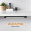 Adjustable Laptop Stand Under Desk Laptop Mount Holder, Aluminum Storage Bracket with Anti-Scratch Felt Board(Silver) view 4