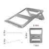 Adjustable Laptop Stand Aluminum Alloy Laptop Stand, Desktop Heat Dissipation Riser Holder view 2