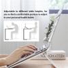 HYgloF Adjustable Laptop Stand Foldable Laptop Stand, Portable Plastic Riser Cooling Bracket for laptops Within 17"(Pink) view 4