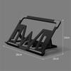 Adjustable Laptop Stand Foldable Laptop Stand Adjustable Portable Notebook Support Base Holder Cooling Bracket(Black) view 2