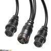 Bzcovac 720108-1 14 M360 2DDI Y Transducer Adapter Cable for Humminbird, Compatible with MEGA 360 and 2D/MDI Transducers, 14-Pin Y Cable view 3