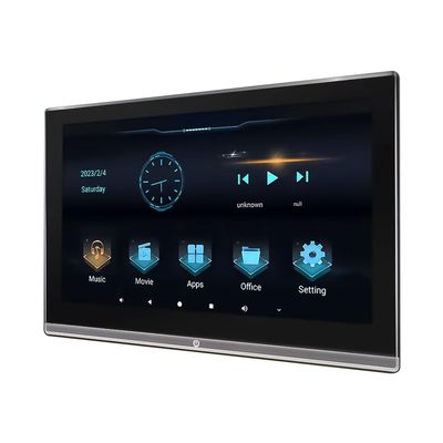 14 Inch Android12 4K Car TV (1PCS) with USB, Hdmi in/Out, Sd Card, Headphone Jack, Headrest Monitor with WiFi Touch Screen Support Phone Control, Bluetooth,FM and 2GRAM +32G