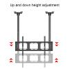Adjustable Ceiling TV Mount, Dual Bar Tilt Wall Bracket for 55-86 Inch LED Screens, Heavy-Duty Support for Large Televisions, Optimal Viewing Angle, Easy Installation. view 4