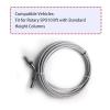 Qrstvyun 2 Set Equalizer Cables N372 Fit for Rotary Lift Model SPO10 Replace N372/BH7529-86, 30 Ft Silver view 4