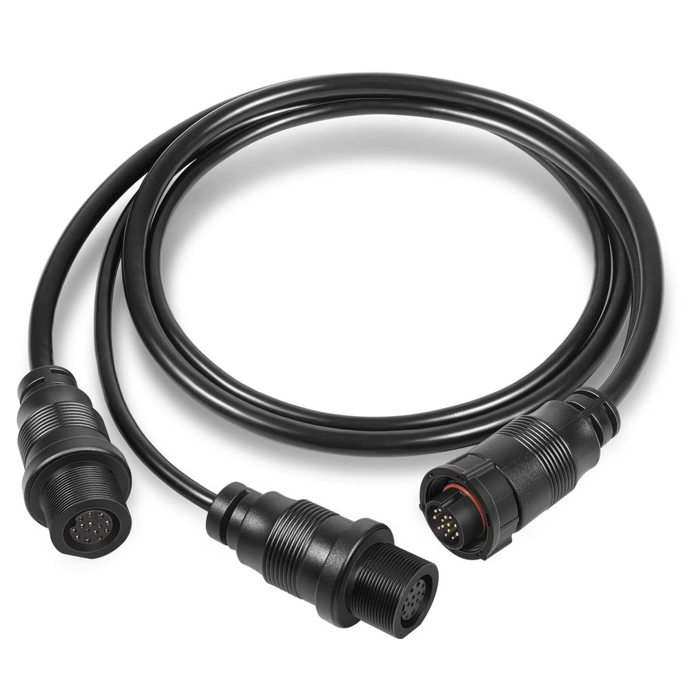 720111-1 14 M ID SIDB Y Splitter Cable for Humminbird - Compatible with SOLIX & APEX Fish Finders, Side Imaging & 2D Sonar Connection