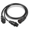 720111-1 14 M ID SIDB Y Splitter Cable for Humminbird - Compatible with SOLIX & APEX Fish Finders, Side Imaging & 2D Sonar Connection view 1