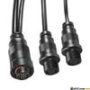 720111-1 14 M ID SIDB Y Splitter Cable for Humminbird - Compatible with SOLIX & APEX Fish Finders, Side Imaging & 2D Sonar Connection view 2