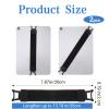 guduling 2pcs Tablet Handle, Tablet Hand Strap, Lightweight Tablet Handle, High-Elasticity Hand Strap, Tablets Grip for Readers, 7.6-11 Inch Devices, Black view 2
