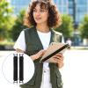 guduling 2pcs Tablet Handle, Tablet Hand Strap, Lightweight Tablet Handle, High-Elasticity Hand Strap, Tablets Grip for Readers, 7.6-11 Inch Devices, Black view 4