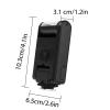 CHEOTIME Mini Camera Flash, Compact Manual Hot Shoe Flash 4 Level Power Control Digital Camera Flash Rechargeable Photography Lighting for DSLR (Black) view 2