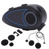 Dpofirs Motorcycle Helmet Bluetooth Headset, Compatible with All Helmets, Noise Reduction Bluetooth 5.4 Headphone, HiFi Sound, Water Proof, Automatic Answer view 1