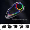 Dpofirs Motorcycle Helmet Bluetooth Headset, Compatible with All Helmets, Noise Reduction Bluetooth 5.4 Headphone, HiFi Sound, Water Proof, Automatic Answer view 4