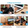 UFO Mobile Hotspot with Data 10GB-30Days, Portable Pocket WiFi 6 & 4G LTE Hotspot l MiFi, Support AT&T, T-Mobile, Verizon, 10 Devices, USA Coverage, No SIM Card Required, No Contract, Black view 3