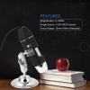 Microscope Accessories Kit 1600X USB Digital Microscope Camera 8LED Magnifier with Metal Stand Microscope Slides view 4