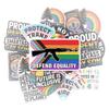 10 Pcs LGBTQ+ Pride Sticker Pack  Equality & Inclusive Vinyl Decals for Laptops, Journals, Scrapbooking  Rainbow & Activism Stickers for Pride Month & Social Justice (Normal, 5 Inch) view 4