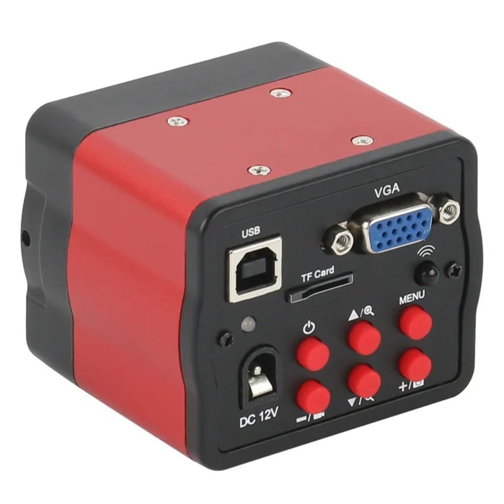 Microscope IMX307 48MP 50MP 2K VGA USB TF 1080P Video Microscope Camera C Mount Lens