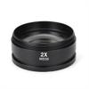 Microscope Accessories Kit M48 Barlow Lens 0.3X 0.5X 0.75X 1X 1.5X 2X Stereo Microscope Auxiliary Objective Lens with 48mm Thread Objectives Microscope Slides view 1