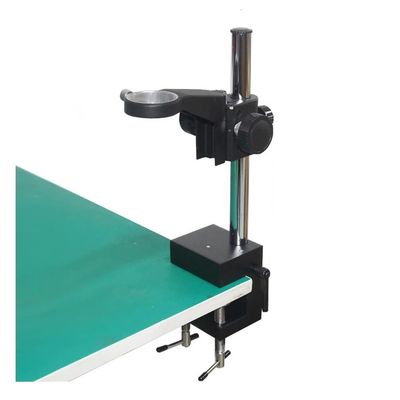 Microscope Accessories Kit 50mm / 76mm Long Column Level Arm Heavy Duty Boom Large Stereo ARTICULATING Clamp Table Stand for Microscope Camera Set Microscope Slides