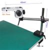 Microscope Accessories Kit 50mm / 76mm Long Column Level Arm Heavy Duty Boom Large Stereo ARTICULATING Clamp Table Stand for Microscope Camera Set Microscope Slides view 4