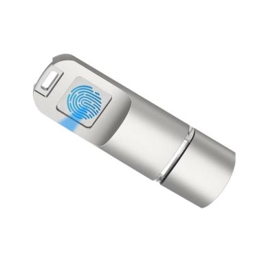 16/32/64/128/256G Fingerprint Type C Flashing Drive USB Fingerprint Flashing Privacy Management Shockproof Biometric Security USB